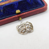 Sterling Silver Comedy Tragedy Muse Masks Charm Pendant Vintage c1970