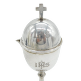 Sterling Silver 'IHS' Communion Cup & Cover Antique 1915 Birmingham