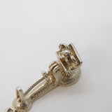 Sterling Silver Baby in the Scale Charm Pendant Vintage c1970s