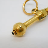 19th Century French 18ct Gold Star Pattern Watch Key Fob Antique c1860s
