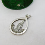 Sterling Silver Big Ben Avon Charm Pendant Vintage c1970