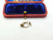 Sterling Silver Bugle Hunting Horn Trumpet Charm Pendant Vintage c1970