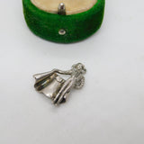 Sterling Silver Spanish Matador Charm Pendant Vintage c1970