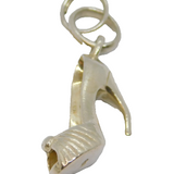 Sterling Silver Links Of London Stiletto Shoe Charm Pendant Vintage c1970