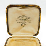 Edwardian Tooled Leather 'Northern Goldsmiths Company' Jewellery Box Antique