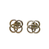 Pair of Sterling Silver Kit Heath Celtic Knot Studio Stud Earrings Modern c1990s