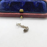 Sterling Silver Saxophone Charm Pendant Vintage c1970