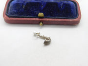 Sterling Silver Saxophone Charm Pendant Vintage c1970