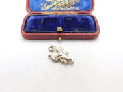 Sterling Silver Cherub with Lute Charm Pendant Vintage c1970