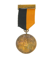 Irish 1917-1921 Free State 'Black & Tan' Service Medal Antique Original