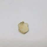 Sterling Silver & Enamel Gibralter Travel Shield Charm Pendant Vintage c1970