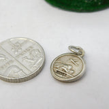 Sterling Silver St Christopher Travel Charm Pendant Vintage c1970