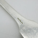19th Century German White Metal Serving Spoon Set Antique c1880 T.F Gohler