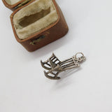 Sterling Silver Rocking Chair Charm Pendant Vintage c1970