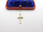 Sterling Silver Essential Crucifix Cross Charm Pendant Vintage c1970
