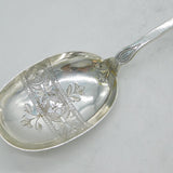 Victorian Silver Plated King Richard III Figural Serving Spoon Antique c1890s