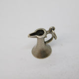 Sterling Silver Water Jug Ewer Charm Pendant Vintage c1970