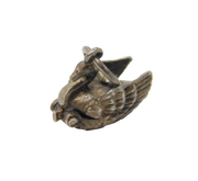 Sterling Silver Ballerina in the Swan Opening Charm Pendant Vintage c1970s