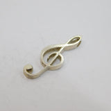 Sterling Silver Treble Clef Charm Pendant Vintage c1970