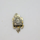 Continental .800 Silver Cuckoo Clock Form Charm Pendant Vintage c1970s