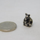 Sterling Silver Kangaroo Charm Pendant Vintage c1970