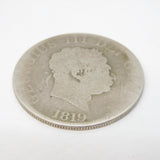 George III Silver Half Crown Coin Antique 1819 Fair Condition