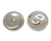 Georg Jensen Sterling Silver Danish Clip-On Earrings Vintage 409 Torun