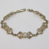 Sterling Silver Rennie Mackintosh Style Panel Bracelet Vintage 1998 London