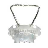 Sandylands Drinkwater George II Sterling Silver Port Decanter Label Antique