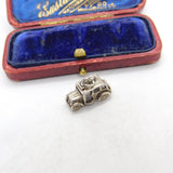 Sterling Silver Motor Car Charm Pendant Vintage c1970