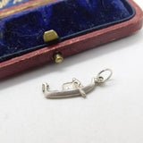 Sterling Silver Venetian Gondolier Charm Pendant Vintage c1970