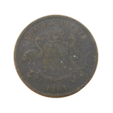 19th Century Australian Warnock Bros, Melbourne Coin Token Antique 1863