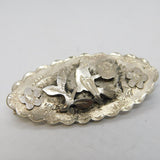 Sterling Silver Swallow Sweetheart Brooch Antique 1921 Birmingham Art Deco