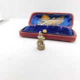 Sterling Silver Wicked Witch Charm Pendant Vintage c1970