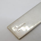 Irish Sterling Silver Twelve Zodiac Symbols Ingot Pendant Necklace Vintage