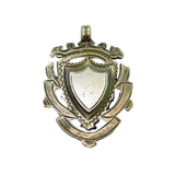 Sterling Silver Shield Form Fob Medal Antique 1909 Birmingham