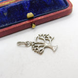 Sterling Silver Tree of Life Charm Pendant Vintage c1970