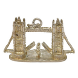 Sterling Silver Tower Bridge London Charm Pendant Vintage c1970