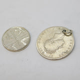 Sterling Silver George IV Coin Charm Pendant Antique 1825