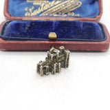 Sterling Silver Westminster Abbey Charm Pendant Vintage c1970
