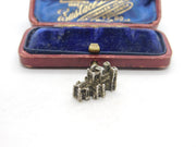 Sterling Silver Westminster Abbey Charm Pendant Vintage c1970