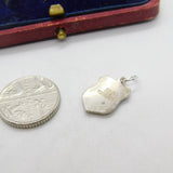 Sterling Silver & Enamel Luxemburg Charm Pendant Vintage c1970