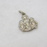 Sterling Silver See, Hear, Speak No Evil Monkeys Charm Pendant Vintage c1970