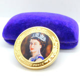 Gold Plated Bailiwick of Jersey Elizabeth II Diamond Jubilee Coin 2013