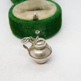Sterling Silver Jersey Can Charm Pendant Vintage c1970