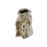 Sterling Silver Toby Jug Charm Pendant Vintage c1970