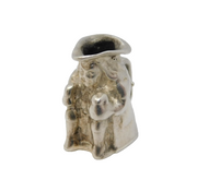 Sterling Silver Toby Jug Charm Pendant Vintage c1970