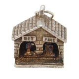 Sterling Silver Weather Vane Charm Pendant Vintage c1970
