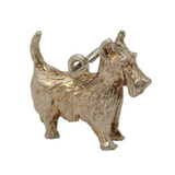 Sterling Silver Westie Terrier Dog Charm Pendant Vintage c1970