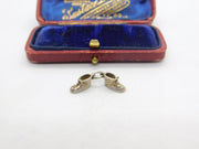 Sterling Silver Pair of Childs Shoes Charm Pendant Vintage c1970